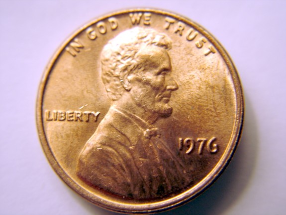 1976-Lincoln-Memorial-Cent-With-A-Die-Rotation-Error.